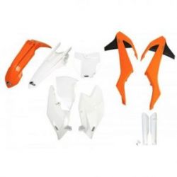 UFO, kompletní sada plastů, KTM SX/SXF '16-'18 (s vyjímkou SX 250 '16), OEM barvy