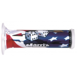 HARRI'S WYPRZEDAŻ MANETKI 01684-DU (120 MM/22 MM) BEZ OTWORU KOLOR NIEBIESKI/BIAŁY/CZERWONY