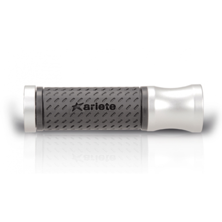 ARIETE MANETKI ROAD ALU-RUB SYSTEM LOCK-ON (125 MM) Z OTWOREM KOLOR SREBRNY
