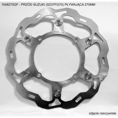 GROSSKOPF TARCZA HAMULCOWA PRZÓD SUZUKI (SZ37FI270) PŁYWAJĄCA 270MM