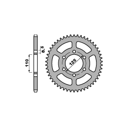 Winderosa (Vertex), horní sada těsnění Top-End Kawasaki KX500 '89-04,