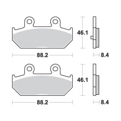 Winderosa (Vertex), sada gufer motoru, Honda CRF450R 17-19, CRF450RWE 19, CRF450RX 17-19