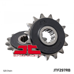 JT ZĘBATKA PRZEDNIA 2041 15 Z GUMĄ HONDA CB 500 '94-'03, CBF 500 '04-'08 (JTF297.15RB)* (ŁAŃC. 525)
