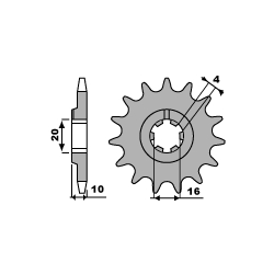 Winderosa (Vertex), těsnění ventilového víka, Honda CRF 250R`04-09, CRF 250X`04-17