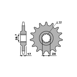 Winderosa (Vertex), těsnění ventilového víka, Kawasaki KXF 250 04-08, Suzuki RMZ250 04-06