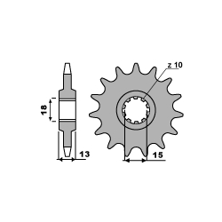 Winderosa (Vertex), těsnění ventilového víka, Yamaha YZF250 '14-19, WR250F '15-'19