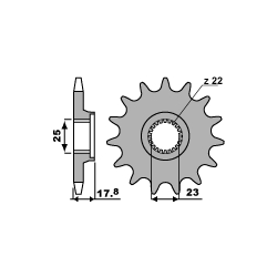 Winderosa (Vertex), těsnění víka alternátoru, Honda CRF450L 19, CRF450R 17-19, CRF450RWE 19, CRF450RX 17-19, CRF450X 19