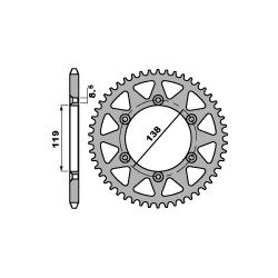 Winderosa (Vertex), těsnění víka alternátoru, Suzuki RM125 98-08