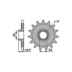 Winderosa (Vertex), těsnění víka alternátoru, Yamaha WR250F 03-13