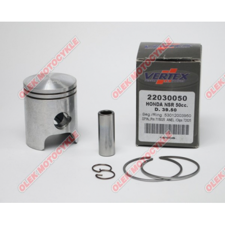 VERTEX TŁOK HONDA KYMCO/ HONDA NSR 50 (39,50MM) (+0,50MM)