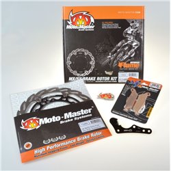 Moto-Master, brzdová sada, KTM modely do roku 2009, (obsahuje: plovoucí kotouč 270mm (112083), adaptér (211055) a desky)