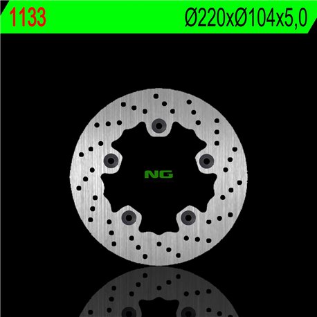 NG, zadní brzdový kotouč, TGB X-MOTION 125/250/300 08-18 (220X104X5,0mm) (5X10,5mm)