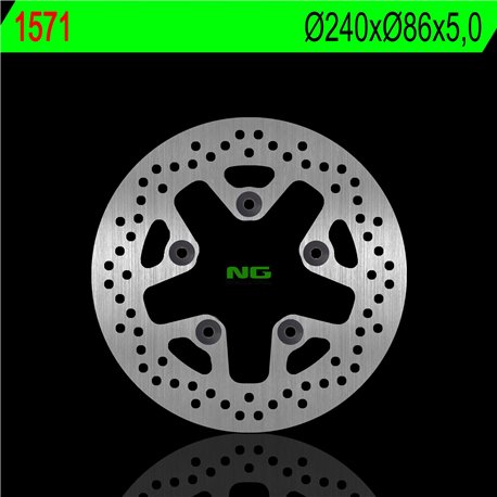 NG, zadní brzdový kotouč, KTM SUPER DUKE 1290 14-18 (240X86X5,0mm) (5X8,5mm)