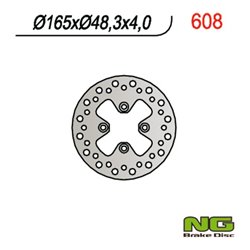 NG, přední brzdový kotouč, CAN-AM / BOMBARDIER DS 650 (00-06) (165X48X4)