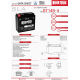 BS AKUMULATOR BT14B-4 (FA) (YT14B4) 12V 12AH 150X69X145 BEZOBSŁUGOWY - ZALANY (210A) (4)