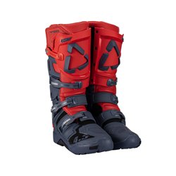Leatt, boty  4.5 Enduro Boots Red, barva modrá/červená fluo, velikost 40.5 / 25.5 cm