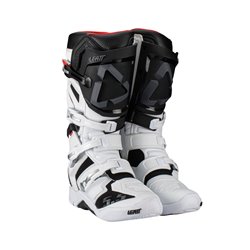 Leatt, cross boty  5.5 Flexlock Boots White, barva bílá/černá, velikost 42 / 26.5 cm