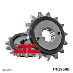 JT, přední řetězové kolečko, 346 15, s gumovou výplní, Honda XL 600/650V '89-'07, XL 700V (JTF296.15RB)* (řetěz 525)