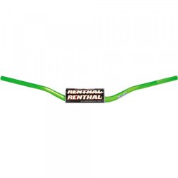 Renthal, řidítka 1,1/8" (28,6mm) MX Fatbar RC HIGH GREEN, zelená barva s chráničem