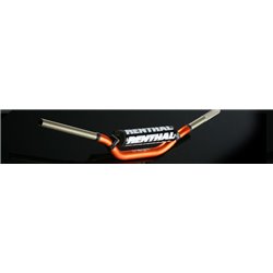 Renthal, řidítka 1,1/8" (28,6mm) MX Twinwall 999 HANDLEBAR ORANGE MCGRATH / SHORT PADDED, oranžová barva s chráničem