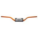 Renthal, řidítka 1,1/8" (28,6mm) MX Fatbar ORANGE RC HIGH, oranžová barva s chráničem