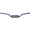 Renthal, řidítka 1,1/8" (28,6mm) MX Fatbar Handlebar BLUE KTM HIGH PADDED, modrá barva s chráničem