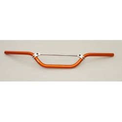 Accel, alu řidítka s hrazdou (22,2mm) MX MINI, oranžová barva (šířka 732mm, výška 100mm)