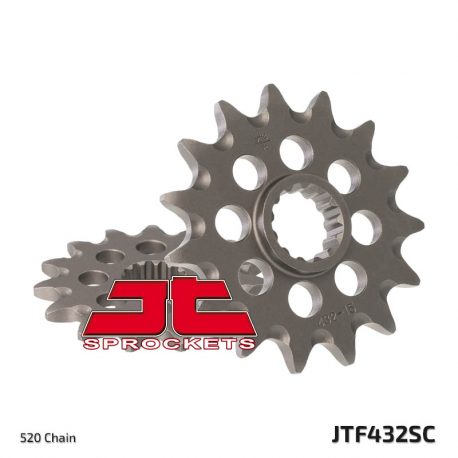 JT ZĘBATKA PRZEDNIA 435 14 SUZUKI DRZ 400, DR 350, RM 250 (JTF432.14SC)* (ŁAŃC. 520) SAMOOCZYSZCZAJĄCA
