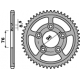 PBR ZĘBATKA TYLNA 4375 43 C45 CAGIVA 125, PLANET (99), 125N-1 97-99 (ŁAŃC. 520) (JTR-BRAK)