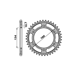 PBR, rozeta 4405 42 C45 Honda CBR 600 RR (03-06) (JTR1307.42) (řetěz 525)