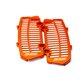 FM-Parts, duralové výztuhy chladičů (mřížky), KTM/Husqvarna '20-22', oranžová barva