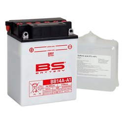 BS, akumulátor BB14A-A1 (YB14A-A1) 12V 14AH 134X89X176, olověný (175A) (3) UE2019/1148