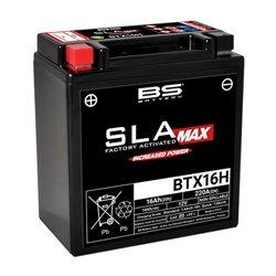 BS, akumulátor BTX16H (FA) MAX (YTX16H) 12V 14AH 150X87X161, bezúdržbový - nalitý (220A) (4)