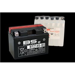 BS, akumulátor BTZ14S-BS (YTZ14S, YTZ14S-BS) 12V 11,2AH 150X86X110, bezúdržbový - elektrolyt samostatně (230A) (4) UE2019/1148