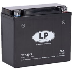 Landport, akumulátor YTX20-3 (YB18L-A/YTX20L-BS) 12V 20AH (175X87X155mm) (310A) SLA, bezúdržbový (4)