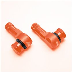 Accel, kompletní ventilky (2ks.) oranžová barva