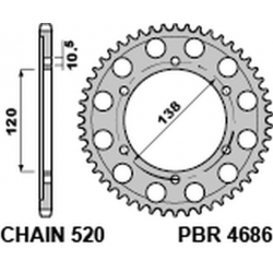 PBR, rozeta 4686 36