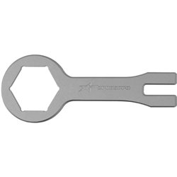 Crosspro, klíč na víčka a matice tlumičů, WP 50mm KTM/Husqvarna/HUSABERG/GAS GAS, stříbrná barva