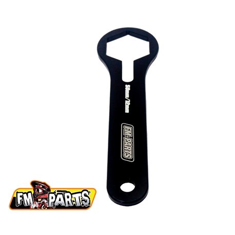 FM-Parts, klíč na přední tlumiče WP, 50mm, KTM, Husqvarna, černá barva