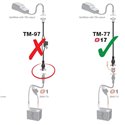 Optimate, spojovací kabel k nabíječce SAE NA KET/TM (délka 15cm) (TM77) (EL)