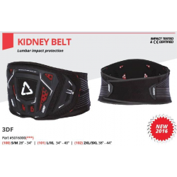 Leatt, ledvinový pás, Kidney Belt 3DF 3.5, černá barva, velikost L/XL