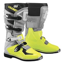 Gaerne GX-J, junior cross boty, barva šedá/žlutá fluo,, velikost 34
