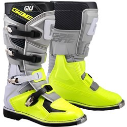 Gaerne GX-J, junior cross boty, barva šedá/žlutá fluo, velikost 35