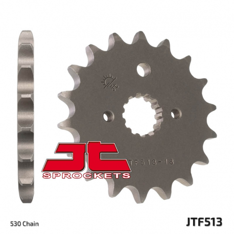 JT ZĘBATKA PRZEDNIA 513 16 KAWASAKI/SUZUKI/YAMAHA/CAGIVA (JTF513.16)* (ŁAŃC. 530) - MOŻE BYĆ ZASTĄPIONA PRZEZ 51916JT (JTF519.16