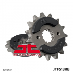 JT ZĘBATKA PRZEDNIA 513 17 Z GUMĄ SUZUKI GSXR 1000/1300, TL 1000 (JTF513.17RB)* (ŁAŃC. 530) - MOŻE BYĆ ZASTĄPIONA PRZEZ JTF519.1