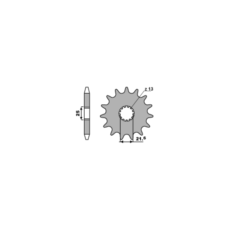 PBR ZĘBATKA PRZEDNIA 518 15 18NC SUZUKI GS 750/1000/1100 77-85 (ŁAŃC. 630)