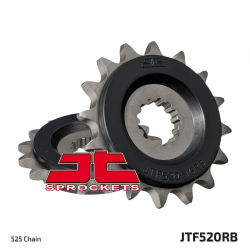 JT, přední řetězové kolečko, 564 17, s gumovou výplní, Suzuki GSXR 750/1000, DL 1000 (JTF520.17RB)* (řetěz 525)