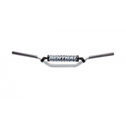Renthal, řidítka 7/8" (22mm) MX Mini Handlebar SILVER/GREY Kawasaki KX 65 02-16 PADDED, stříbrná barva