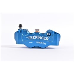 Beringer, Aerotec, radiální brzdový třmen, levý, 4 pístky Ø32mm Spacing 108mm Blue