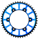 GROSSKOPF WYPRZEDAŻ ZĘBATKA TYLNA PRO EXTREME (STALOWO-ALUMINIOWA - DUAL RING / STEALTH) 808 50 (80850) SUZUKI DR/RM/RMZ (JTR808